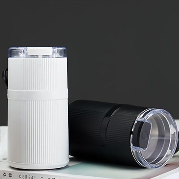 

manual coffee grinders portable good condiment grinder with transparent lid practical bean multifunctional for shop