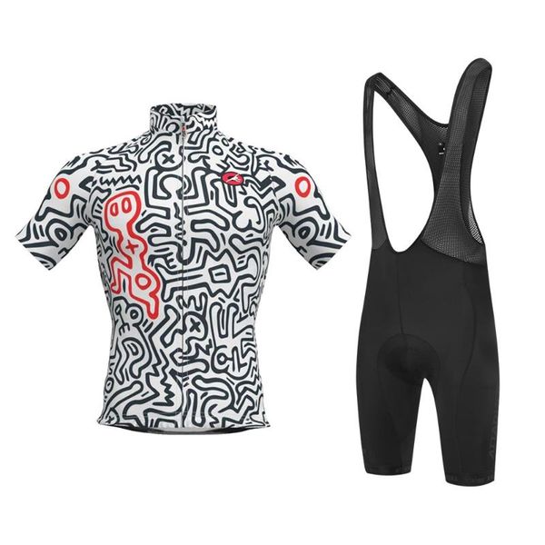 

racing sets rosti 2021 cycling jersey pro team clothing suits mtb clothes bib shorts set men bike ropa ciclismo triathlon, Black;blue