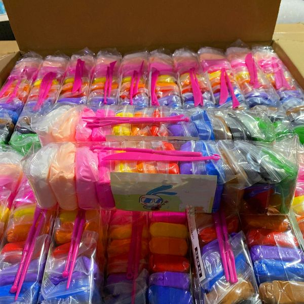 

12 color ultra-light clay teaching light clay, handmade diy space set