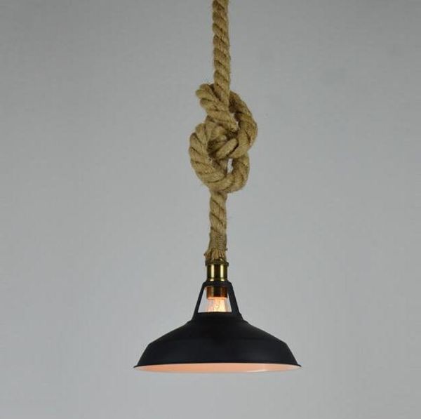 

pendant lamps creative light loft personality industrial lamp fashion single head modern country vintage style rope