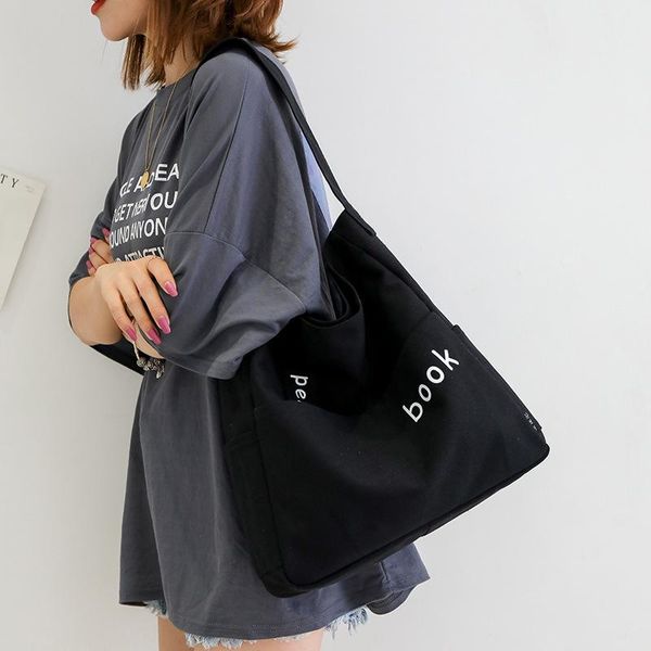 

shopping bags canvas beach casual tote large fashion women shoulder bag handbags