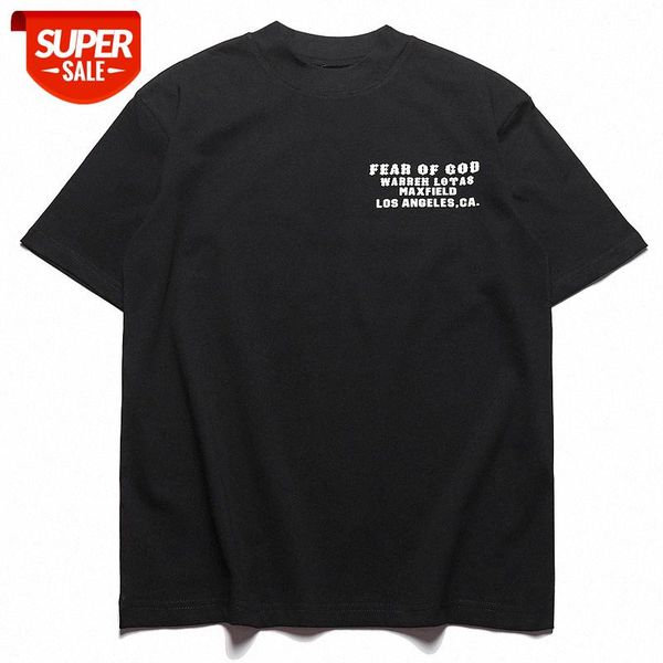 

fog fear of god jesus short-sleeved christmas main line loose casual cotton t-shirt men #hd7r, White;black