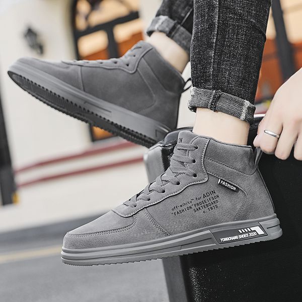 

Mens Vulcanize Shoes 2021Spring Autumn New Hot Style Lace-up High Quality Male Lightweight Comfortable Sneakers Chaussure Homme, Beige