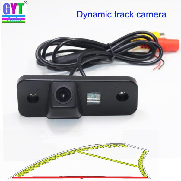 

dynamic trajectory line vehicle reverse backup car rear view camera for santa fe azera santafe parking accessorie cameras& sensors