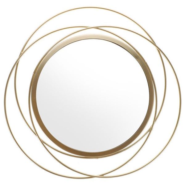 

mirrors 1pc wall hanging mirror decorative elegant round wall-mounted for dorm home