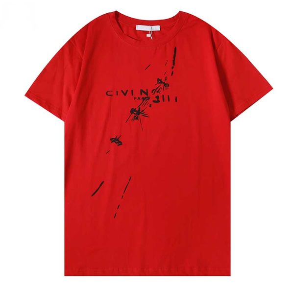 

mens t shirt sweatshirt women t-shirts tide 22ss fashion letter print short sleeve high street loose oversize apparel casual, White;black