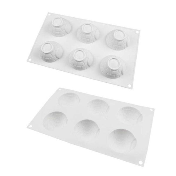 

baking & pastry tools 6 cavity igloo silicone cake mold chiffon accessories for mousses mousse cream ice p6g9