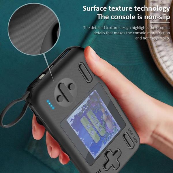 

portable game players video handheld console retro built-in 8000mah power bank gamepad player for child supplies