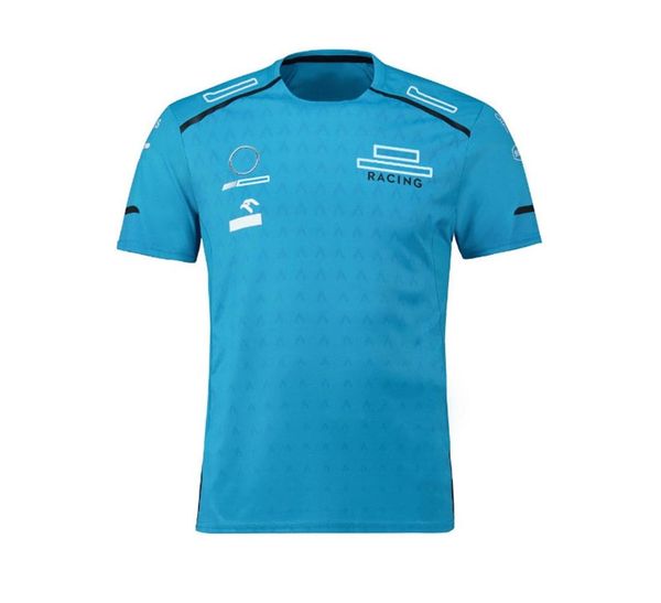 

f1 racing jacket car fans t-shirt men's short-sleeved locomotive car overall customized same style