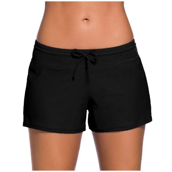 

two-piece suits women pure color swimming trunks ladies bikini bottom sports swimwear briefs slim tankini panties summer swimsuit #yj