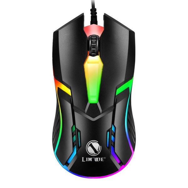 

mice limei s1 e-sports luminous wired mouse usb desklapmute computer game