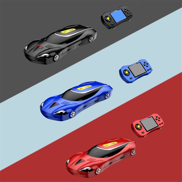 Roadster Mini Console per giochi retrò portatile Modello di auto sportiva Protable F1 Giocatori di gioco per regalo per bambini