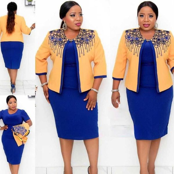 

ethnic clothing arrival autumn elegent fashion style african women printing plus size dress suit xl-5xl, Red