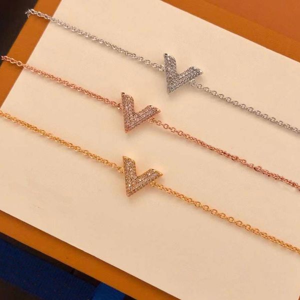 

316l stainless steel charm penant bracelet with words and diamond for women wedding jewelry gift have box stamp ps3310, Black