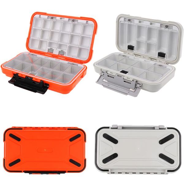 

16/30 slots adjustable plastic fishing lure tackle box outdoor travel organizer storage case accessories