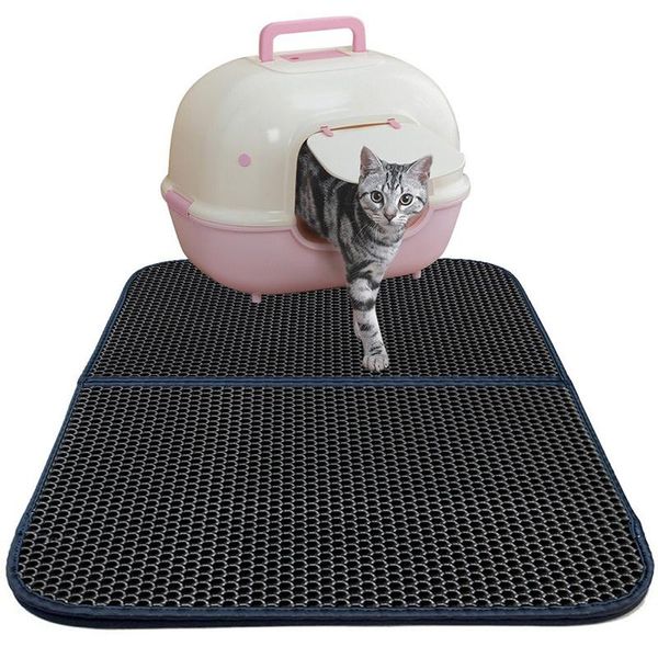 

cat beds & furniture litter mat eva double-layer trapper mats with waterproof bottom layer scratching