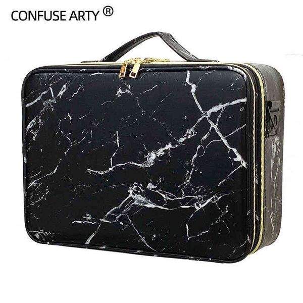 

nxy cosmetic bags 2017 new arrival large multi storey professional make up package bag nail pattern semi permanent tool box case 220302