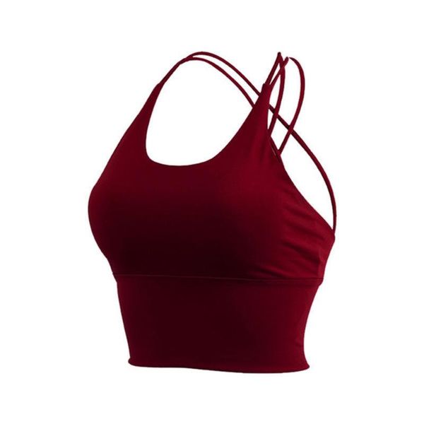 

spring and summer european american gathering sports bra, running fitness beauty vest yoga underwear women outfit