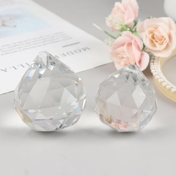 

novelty items 50/60mm hanging clear crystal lighting ball prisms diy curtain chandelier decor