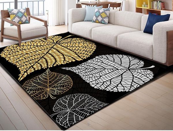 

abstract flower leaf art carpet for living room bedroom anti-slip floor mat fashion kitchen area rugs carpets