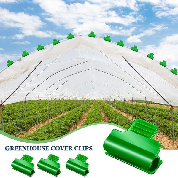 

other garden supplies 40 pcs greenhouse plastic film fixing clips cover netting hoop frame shading rod clamps extension support fastener