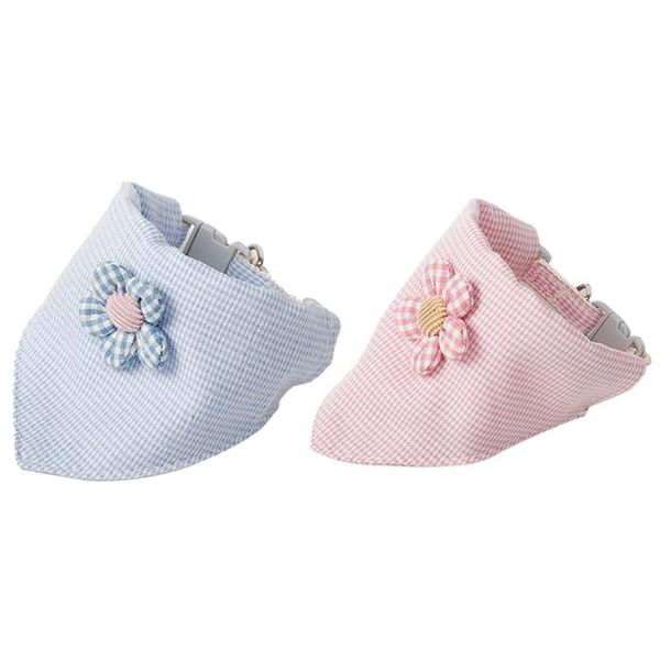 

cute adjustable small dog collars puppy pet slobber towel outdoor cat collar print scarf design neckerchief apparel