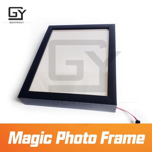 

magic po frame escape room game prop trigger the sensors to get invisible clues updated version of sticker alarm systems