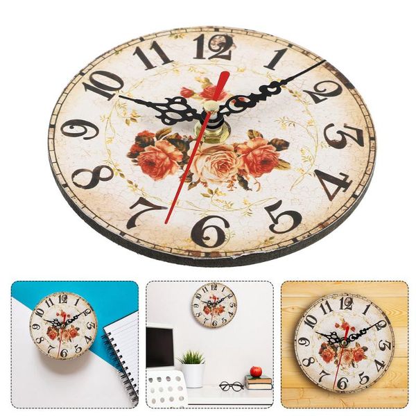 

wall clocks wooden clock adornment silent tableclassic style decor ornament