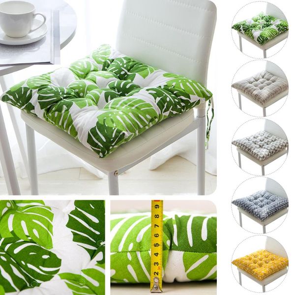 

soft thicken pad chair cushion solid color tied rope dining room kitchen office home decor cushion/decorative pillow