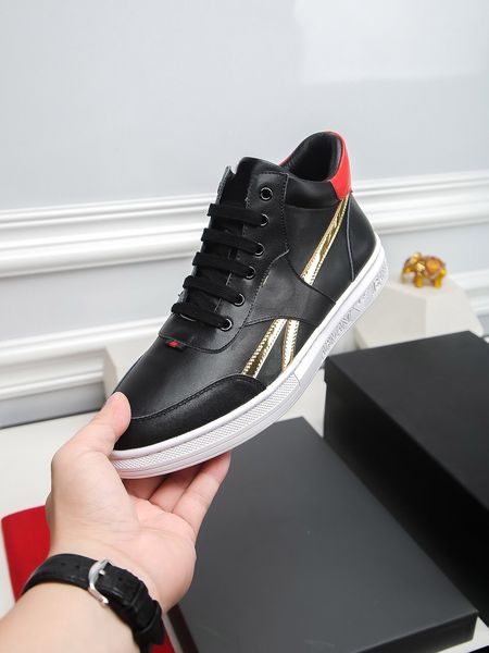 

designer luxury fashion trend casual lace-up women's shoes, all-match, bronzing stitching, comfortable and breathable,, Black