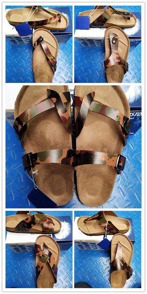 

comfortable cool flip flops male flat sandals women summer beach leisure shoes genuine leather slippers with original shoebox, Black