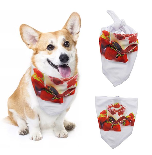 

blank white printable bib for pet dog / cat sublimation custimize saliva towel 100 pieces per lot
