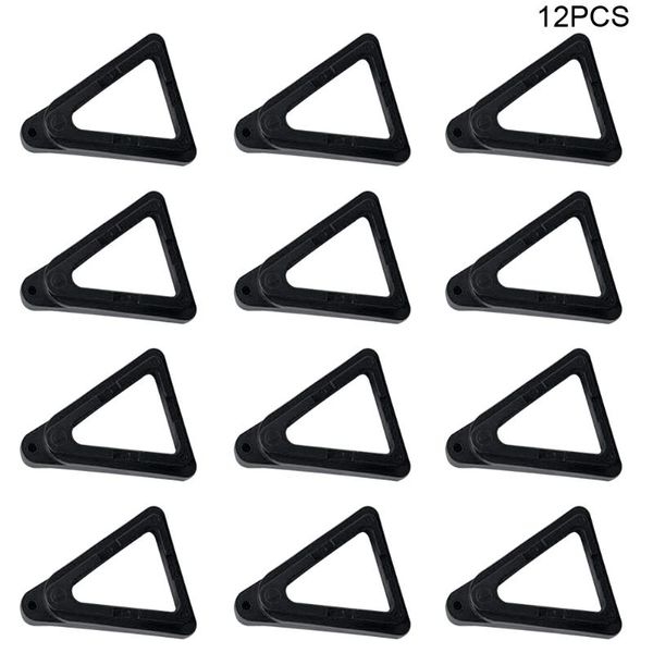 

12pcs garden flower invisible risers bonsai triangle stand non slip toes plant pot feet indoor outdoor supports practical planters & pots