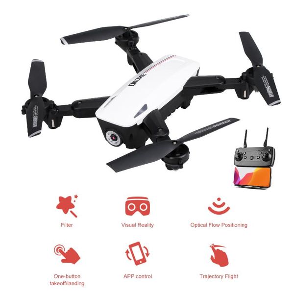 

mini rc drone with camera 4k optical flow positioning quadcopter 2.4ghz app control trajectory flight headless mode drones