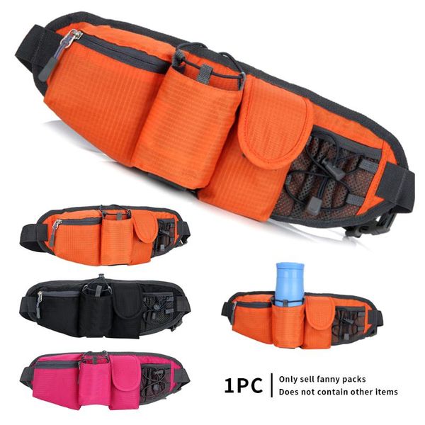 

outdoor bags men women waterproof lightweight sports cycling running waist pack durable water bottle adjustable band camping phone