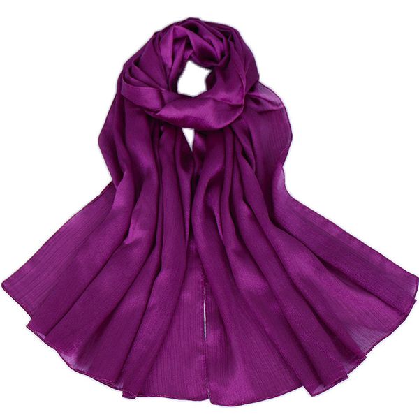 

women stain silk scarf female solid foulard femme pashmina shawls and wrap big size scaves beach towel bandana muslim hijab, Blue;gray