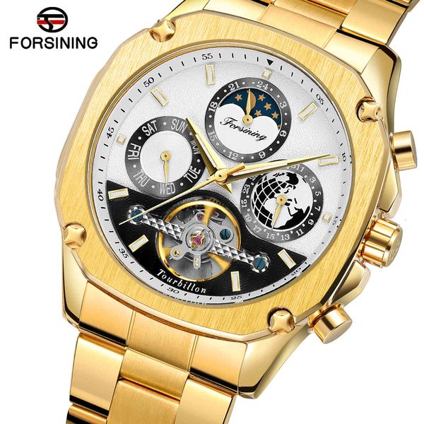 

researching 2021 new fashion men watches with rvs brand luxury sports chronography men's relogio masculino, Slivery;brown