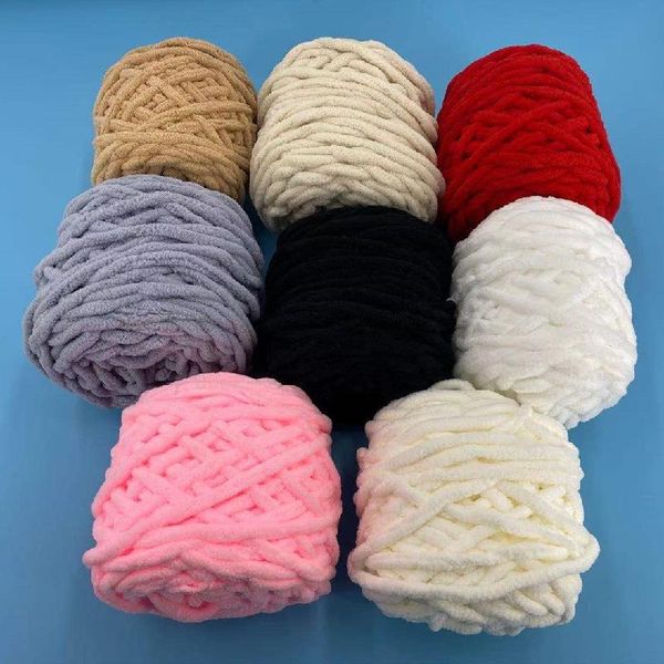 

bag parts & accessories thick woolen yarn for diy weave scarf handbag, Black