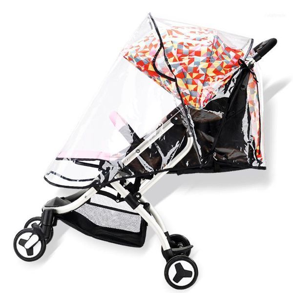 

rain cover carriages waterproof for baby stroller accessories transparent windproof raincoat cart1