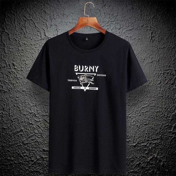 

men's t-shirts short sleeve t-shirt mercerized cotton base shirt summer half, White;black