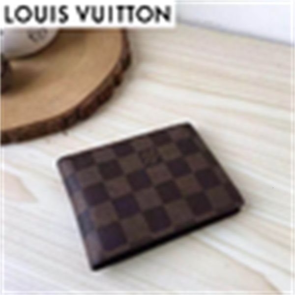 

card brand designer luxury jisc m60895 suit clip coffee grid holders short wallet men long compact wallet chain wallets key purse clutches e