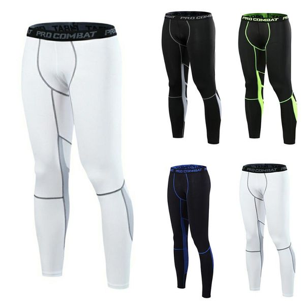 

running pants mens gym joggers elastic training sweatpants sports workout slim long trousers jogging activewear bottoms clothing, Black;blue