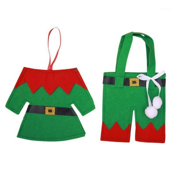

christmas decorations cutlery fork spoon bag holder cover tableware dining ornaments decor table decoration