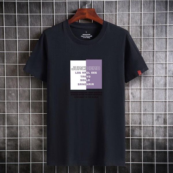 

men's t-shirts arrival mens tshirts cotton black white o neck t shirts for man s-6xl large size available short sleeves yellow drop, White;black
