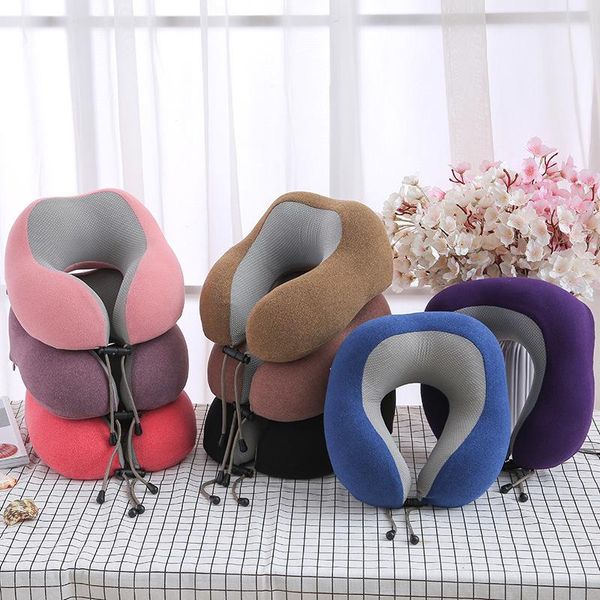 

pillow u shaped memory foam neck pillows soft travel cervical airplane healthcare bedding 29x25x14cm