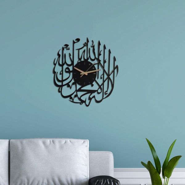 

wall clocks home mural acrylic digital text clock exquisite decoration