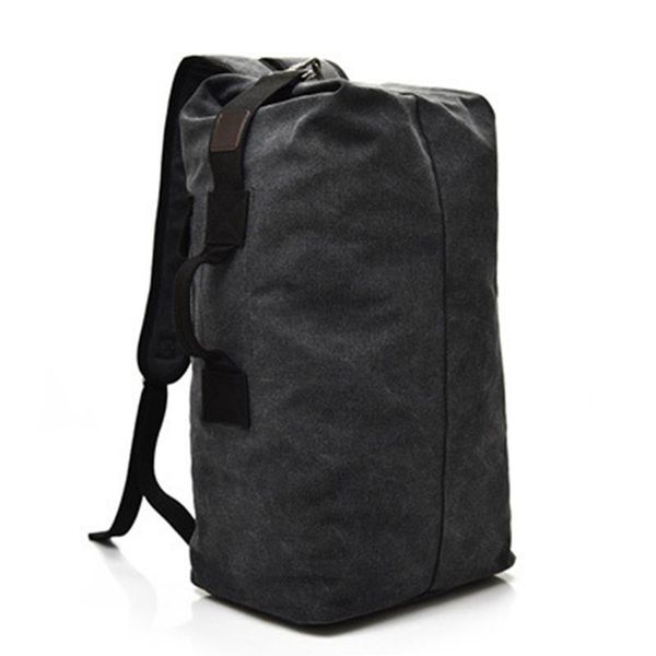

backpack man's canvas travel school bag male men large capacity rucksack shoulder cavans bags