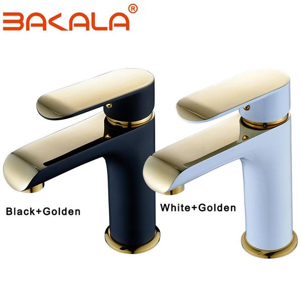 

bathroom sink faucets bakala brass basin black golden faucet mixer tap single handle and cold taps including accessories