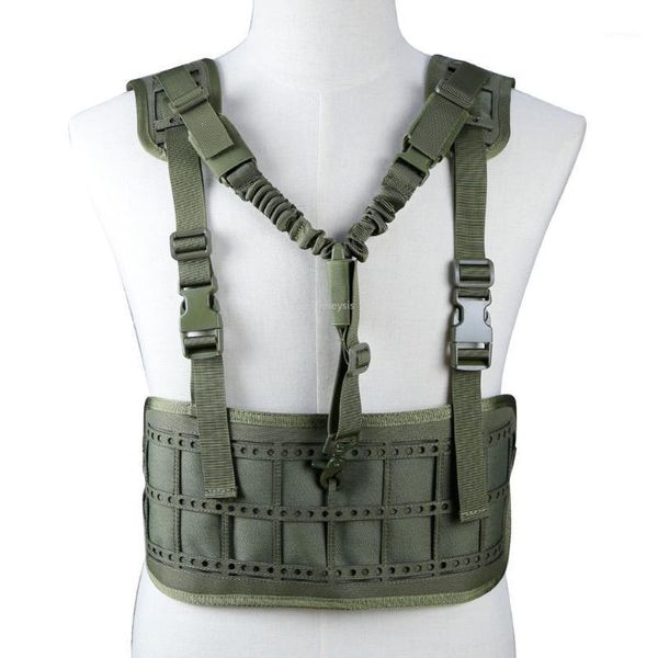 Giacche da caccia Gilet da tiro all'aperto con gilet staccabile per pistole Molle Tactical Combat Paintball