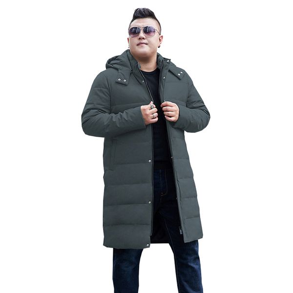 

xs-9xl 10xl down large 2021 winter premiere thick coat and warm et men's wear new autumn outdoor casual hat windproof, Black
